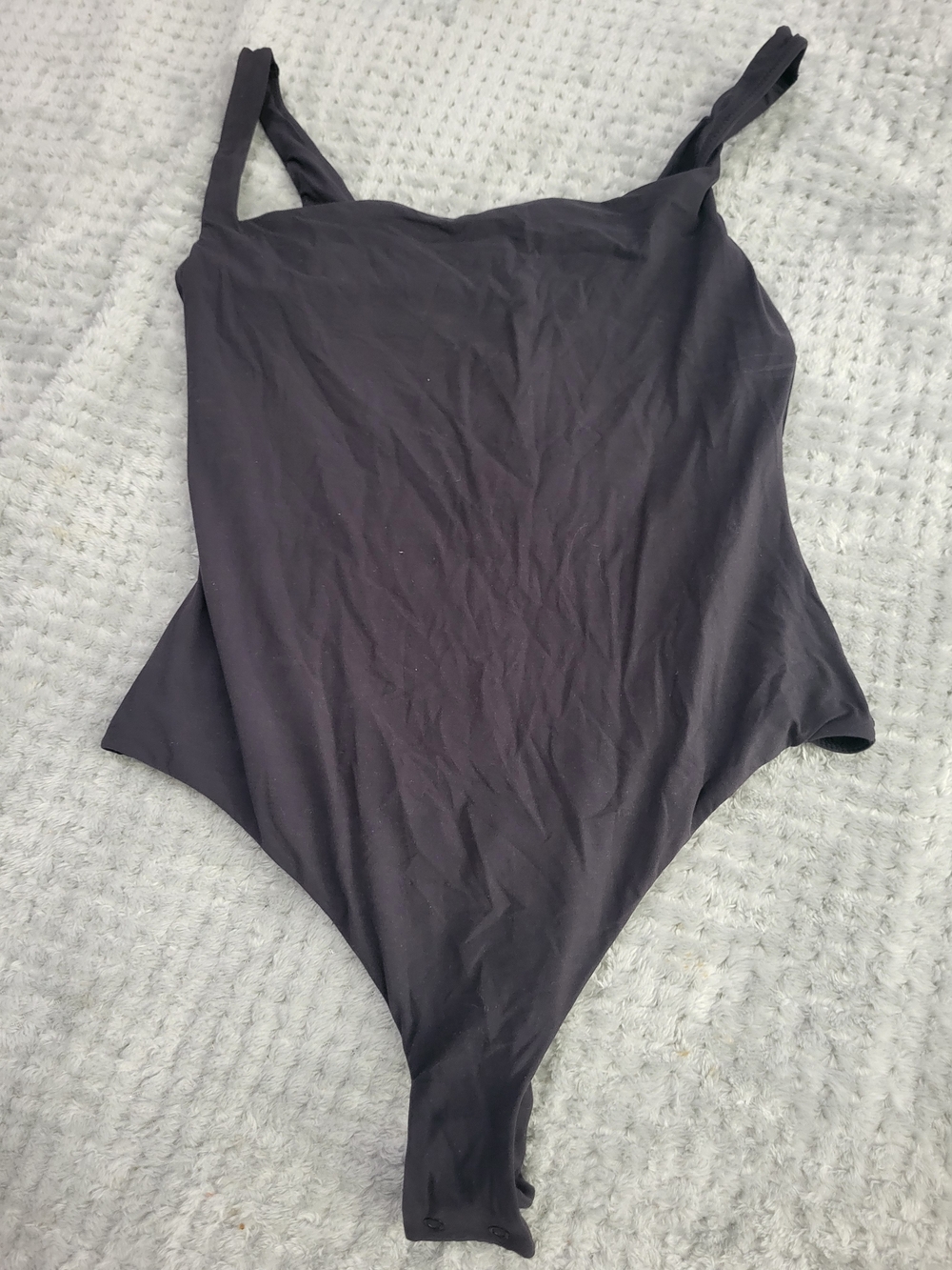 Nwt Skims Black‎ Squareneck Bodysuit - Large